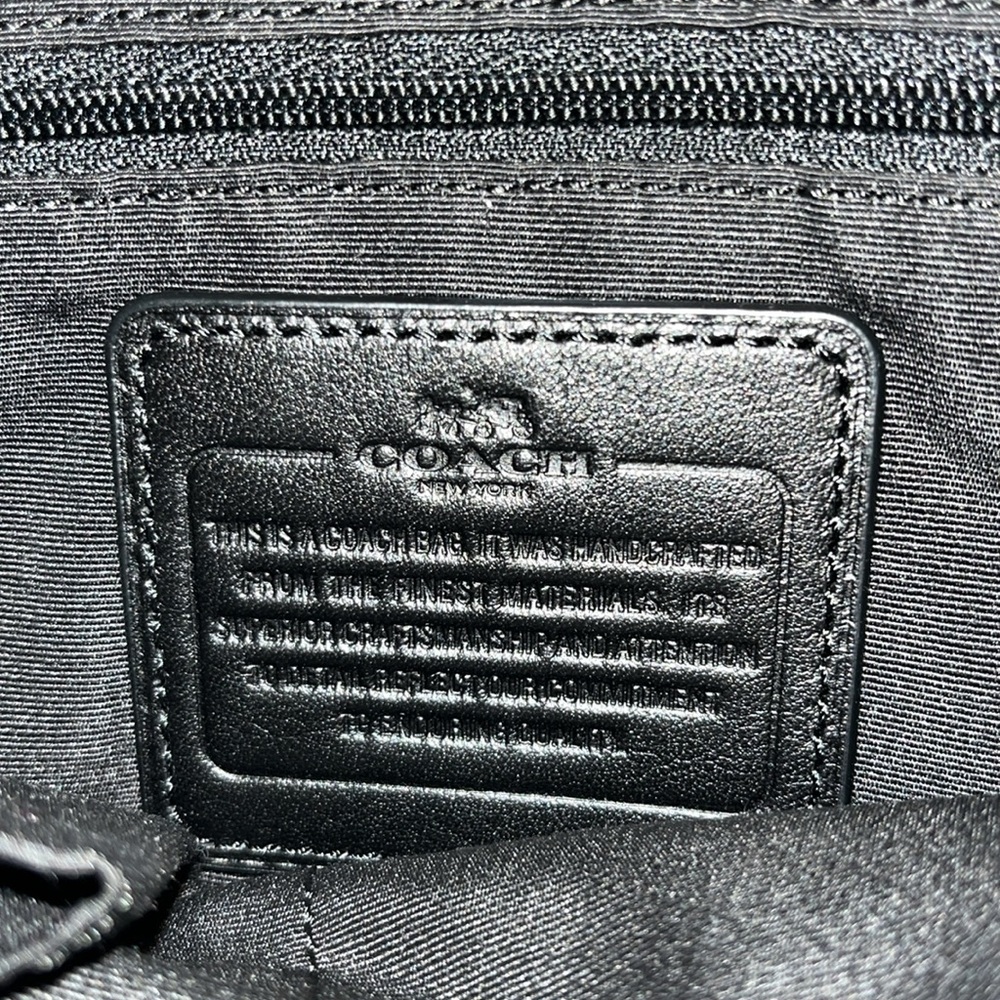 Coach Black Signature Tote Bag - Picture 7 of 13